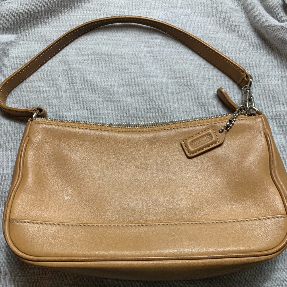 Generously Used Coach mini shoulder purse